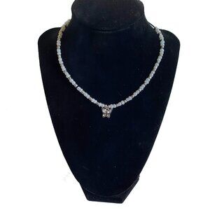 Butterfly Birthstone Choker April